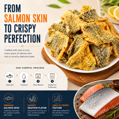 65K+ SOLD!✨-Wild Alaskan Salmon Skin Crisps-Finds