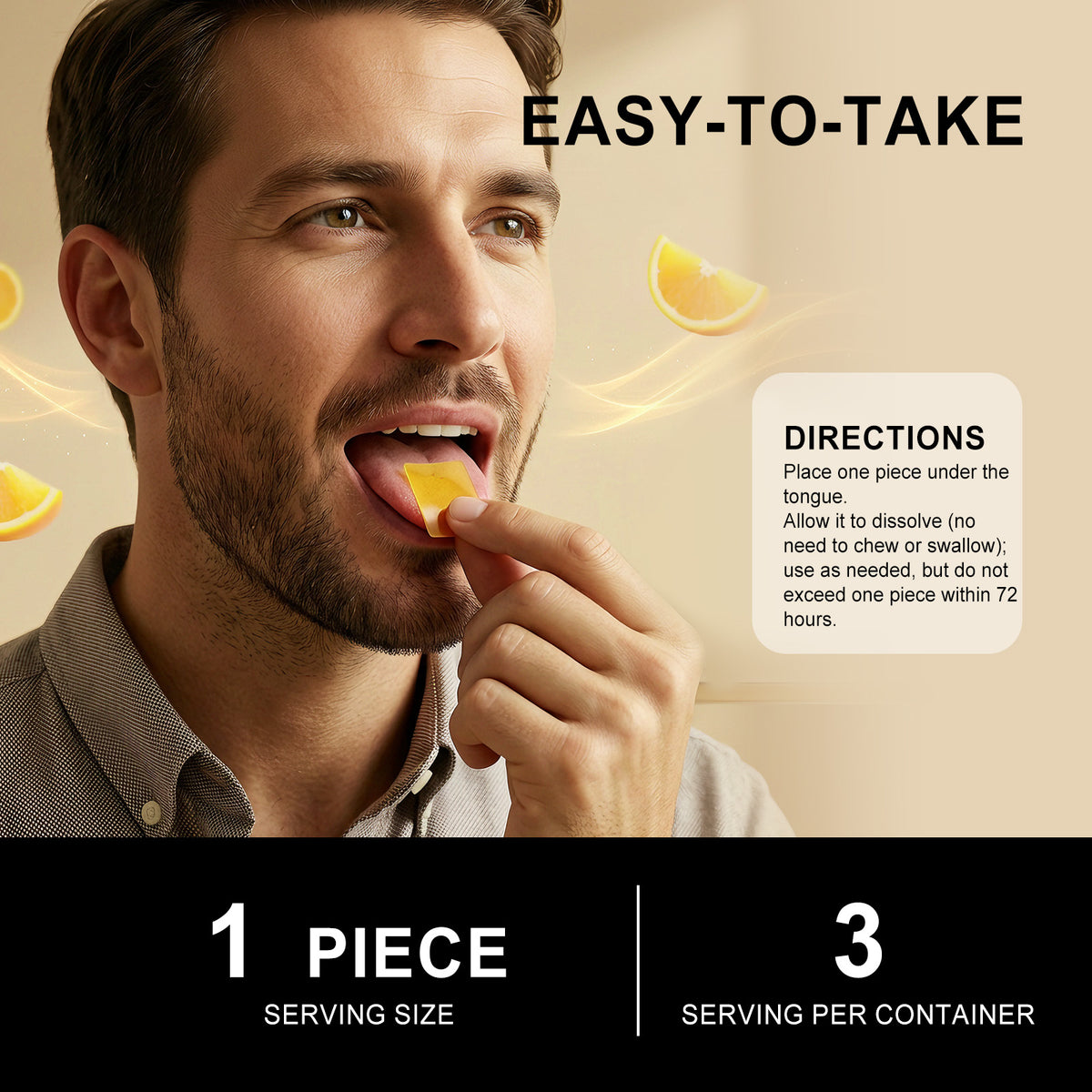 Late Night Power Oral Strips -Premium Men's Boost -Bestseller