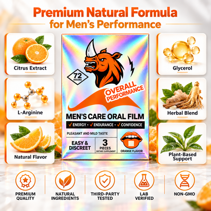 Late Night Power Oral Strips -Premium Men's Boost -Bestseller