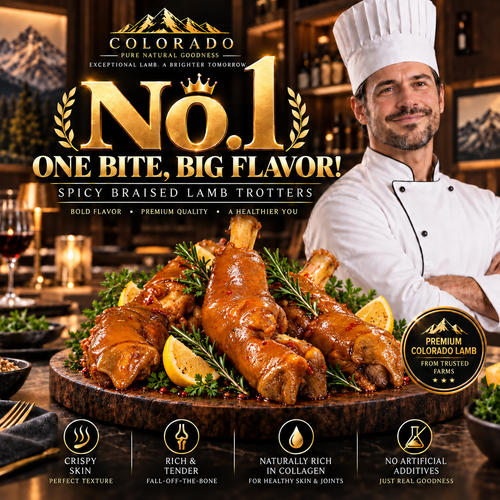 Premium Colorado Spicy Braised Lamb Trotters™ – Slow-Cooked Tender Lamb Feet with Bold Flavor - Finds