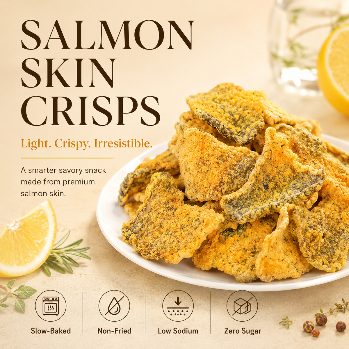65K+ SOLD!✨-Wild Alaskan Salmon Skin Crisps-Finds