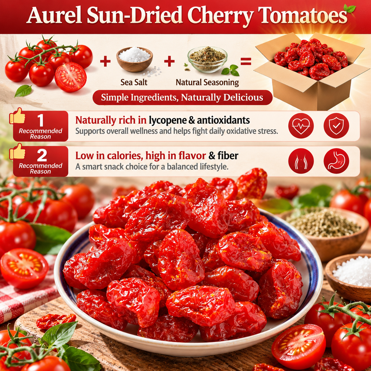 Aurel Sun-Dried Cherry Tomatoes-Bestseller