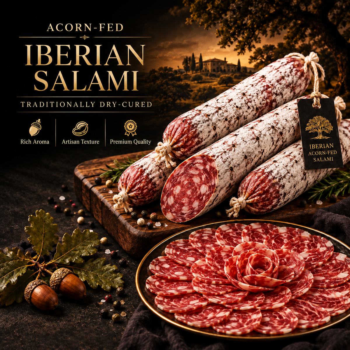 🌰 𝗣𝗿𝗲𝗺𝗶𝘂𝗺 𝐒𝐩𝐚𝐧𝐢𝐬𝐡 𝐈𝐛𝐞́𝐫𝐢𝐜𝐨 𝐒𝐚𝐥𝐜𝐡𝐢𝐜𝐡𝐨́𝐧 🥓 -Bestseller