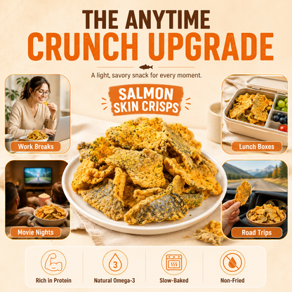 65K+ SOLD!✨-Wild Alaskan Salmon Skin Crisps-Finds